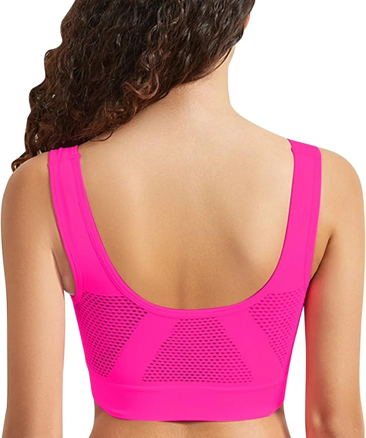 Sports Bras for Women Breathable Cool Liftup Air Bra Plus Size Comfortable Sport Bras Full Coverage High Impact Bra