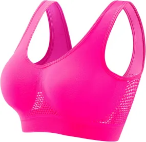Sports Bras for Women Breathable Cool Liftup Air Bra Plus Size Comfortable Sport Bras Full Coverage High Impact Bra