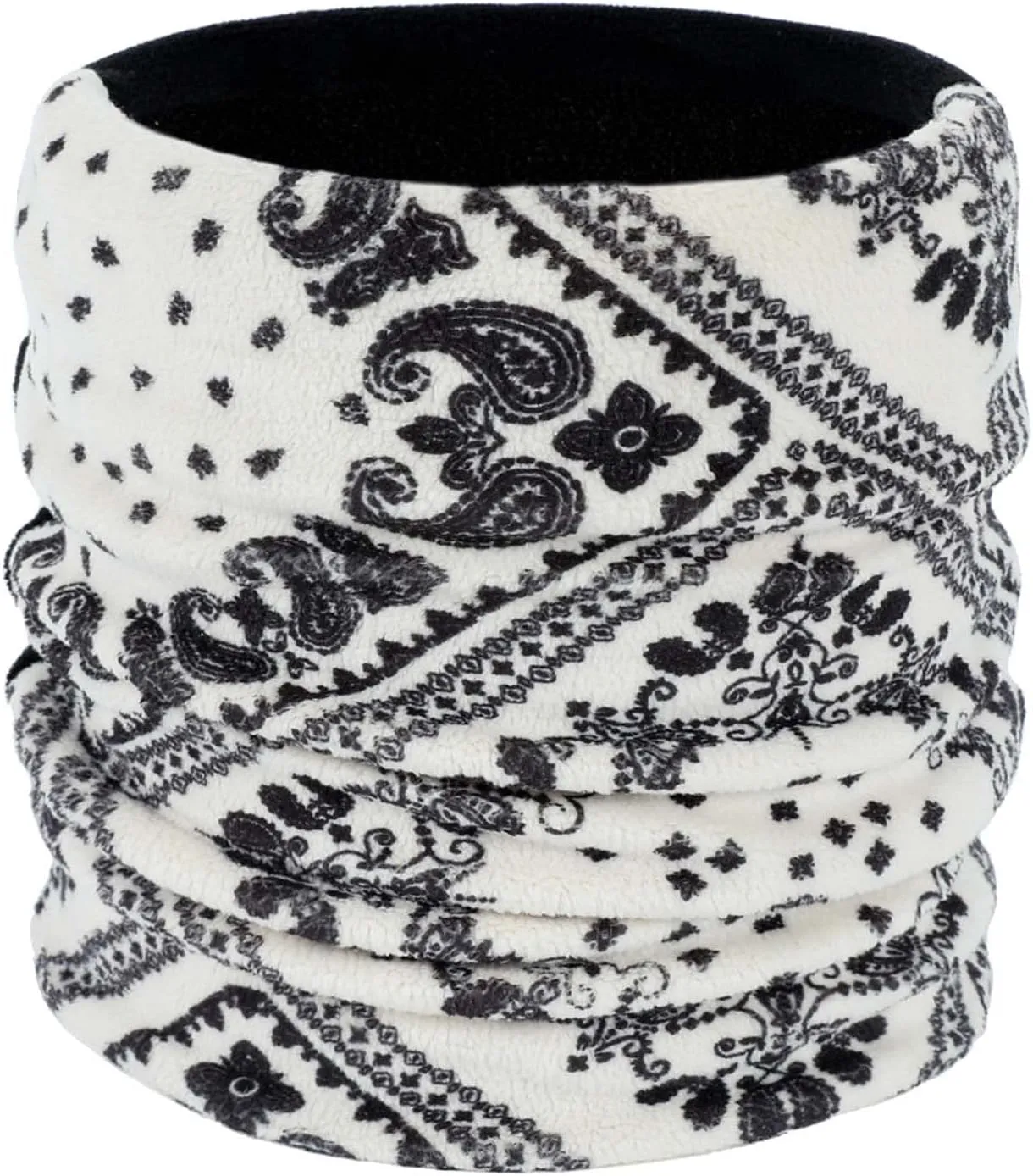 Sunward Women's Y2k Knitted Tube Scarves Patterned Headwear Face Mask Winter Thermal Neck Gaiter Thick Ski Accessories