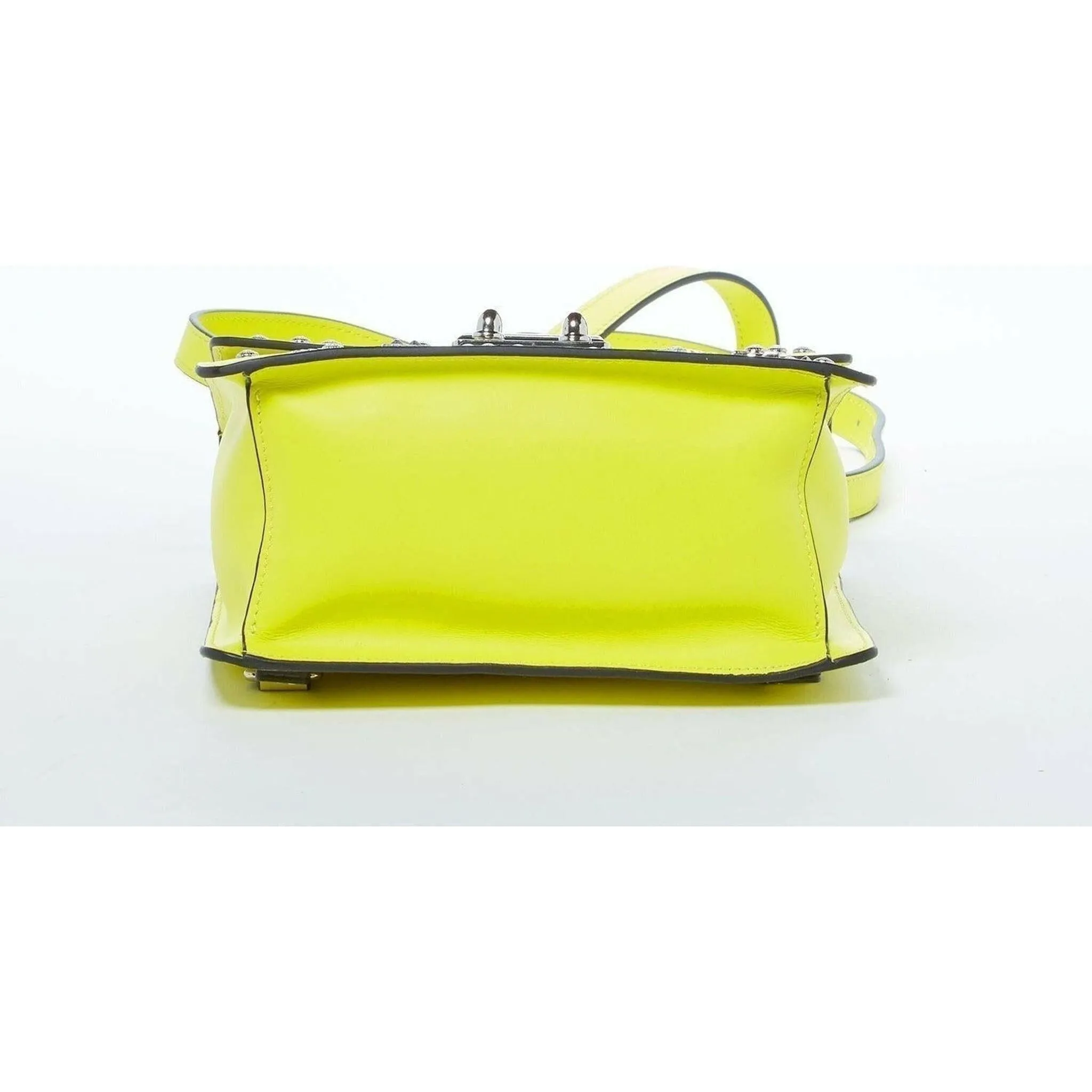 The Hollywood Backpack Purse Leather in Yellow