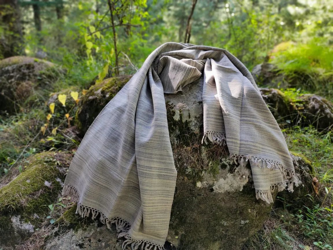 Unisex oversized wool scarf