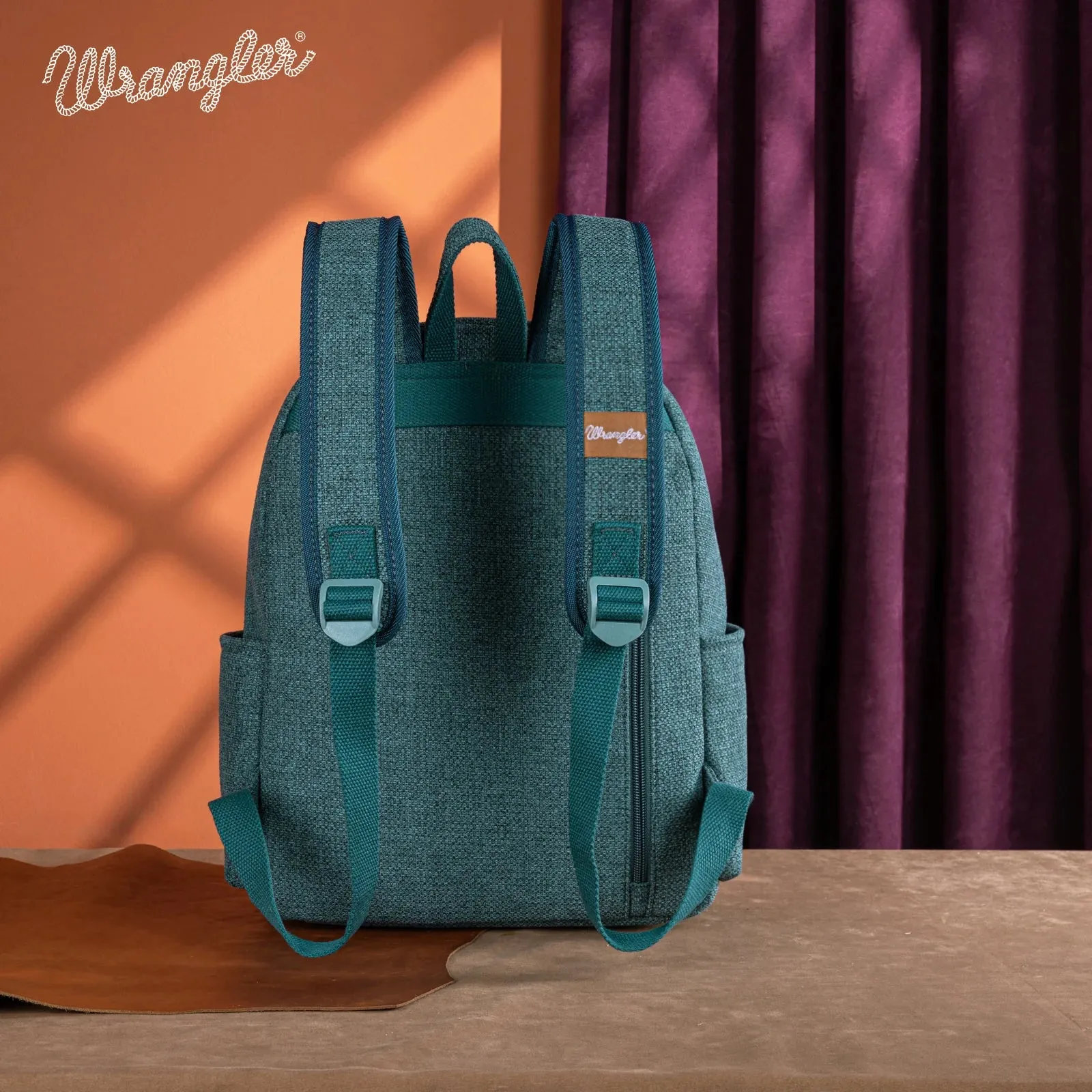 WG174-91153 Wrangler Southwestern Knitted Backpack - Turquoise