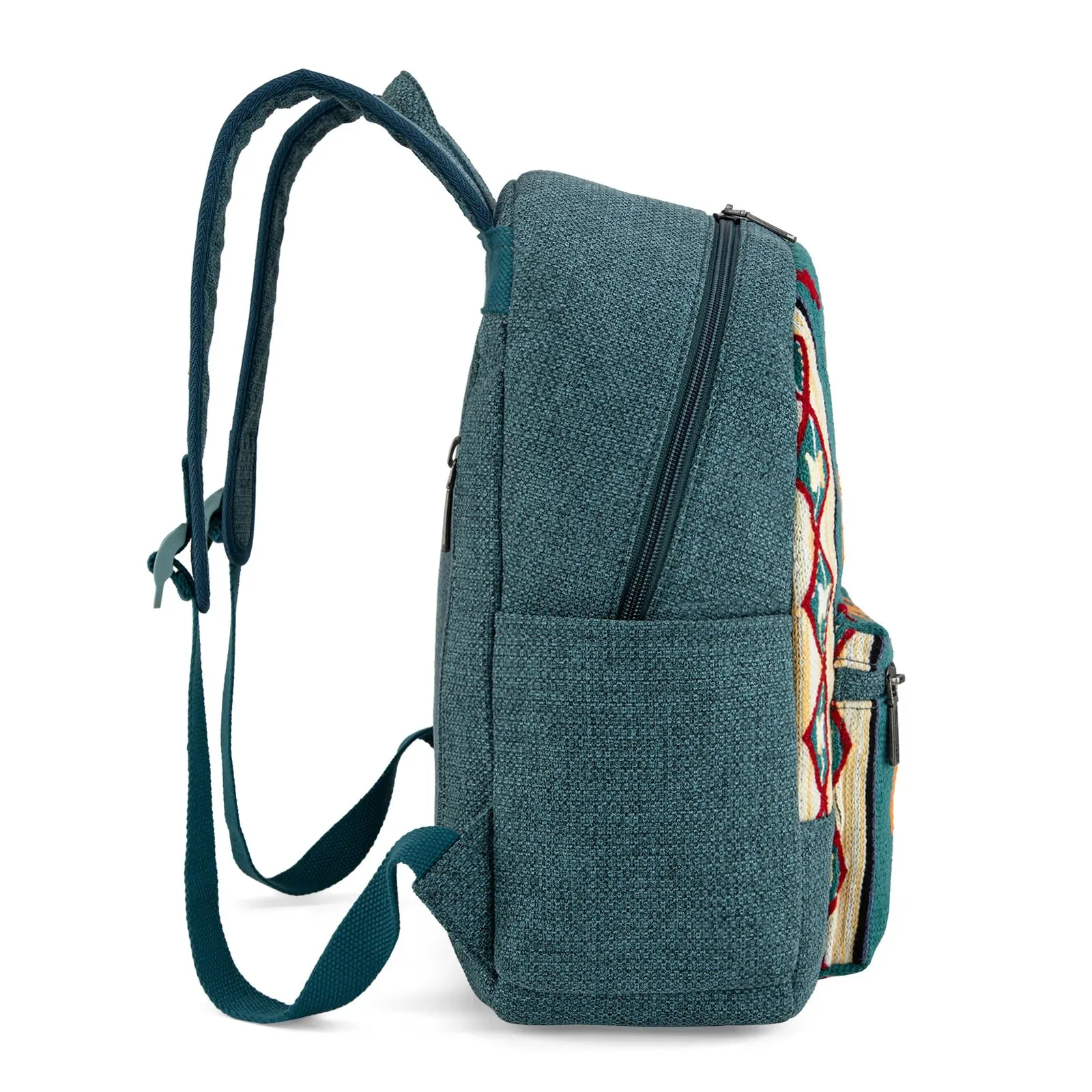WG174-91153 Wrangler Southwestern Knitted Backpack - Turquoise