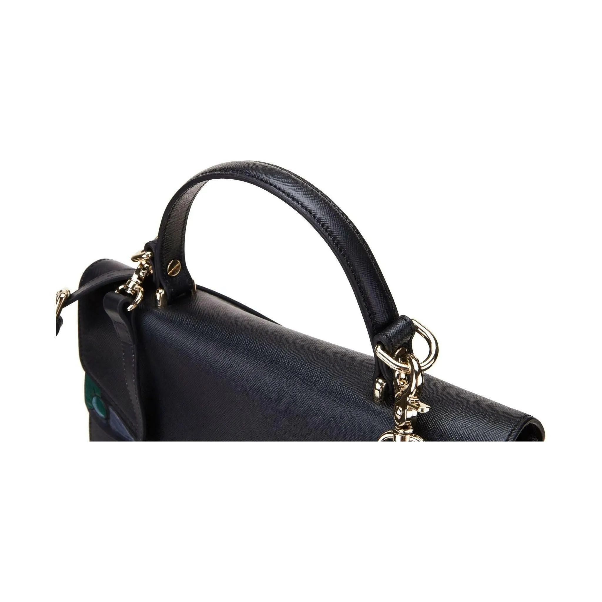 Wings Black Shoulder Bag