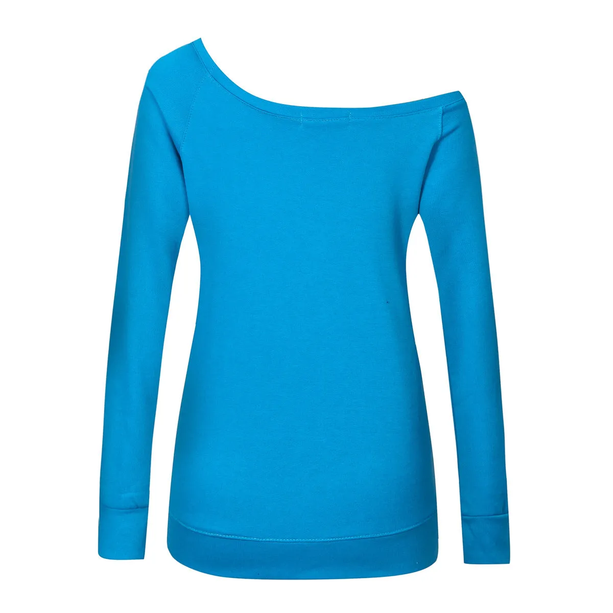 Women Autumn Winter Shoulder Christmas Long Sleeve Santa Claus