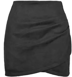 Women Skirts High Waist Pleated Wrap Faux Suede Mini Skirts Zipper A-Line Above Knee Bodycon Mini Skirts Pencil Skirt Women Skirts High Waist Pleated Wrap Faux Suede Mini Skirts Zipper A-Line Above Knee Bodycon Mini Skirts Pencil Skirt