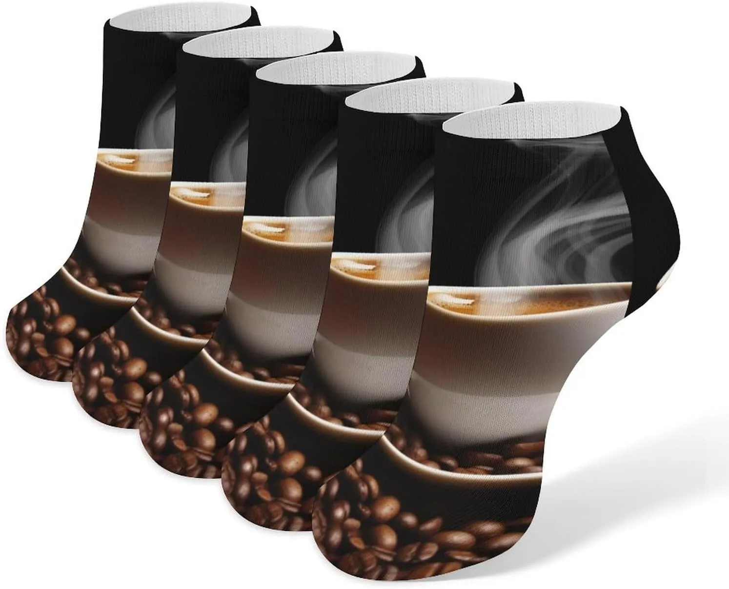 Women Socks Hot Beanwith Bean Printed Christmas Socks Ankle Socks Athletic Socks Slipper Socks No Show Socks