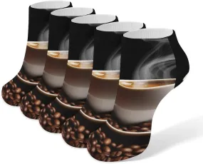 Women Socks Hot Beanwith Bean Printed Christmas Socks Ankle Socks Athletic Socks Slipper Socks No Show Socks