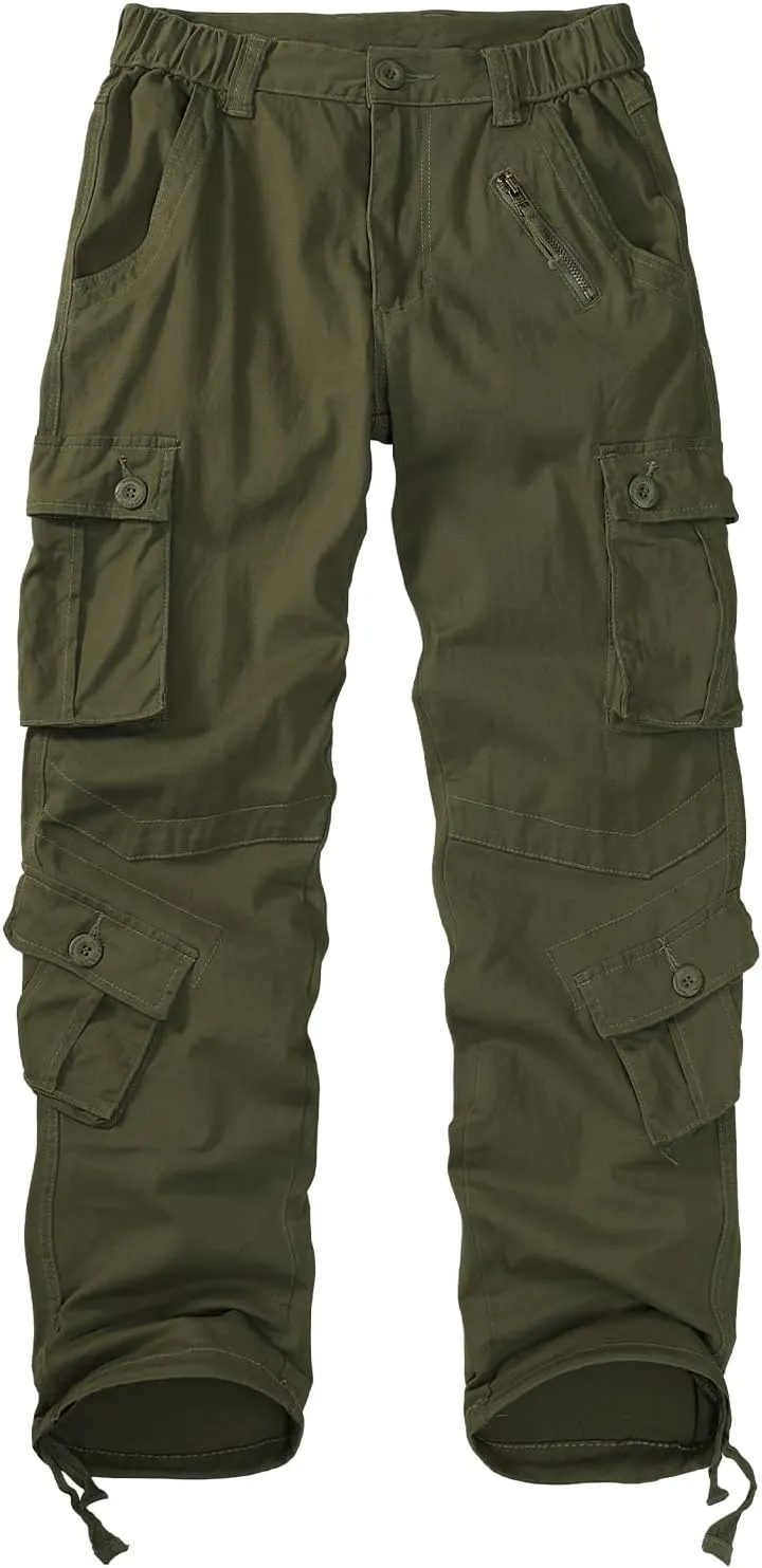Women's Cargo Pants Quick Dry Casual Military Army Camo Combat Work Casual Pants with Pockets