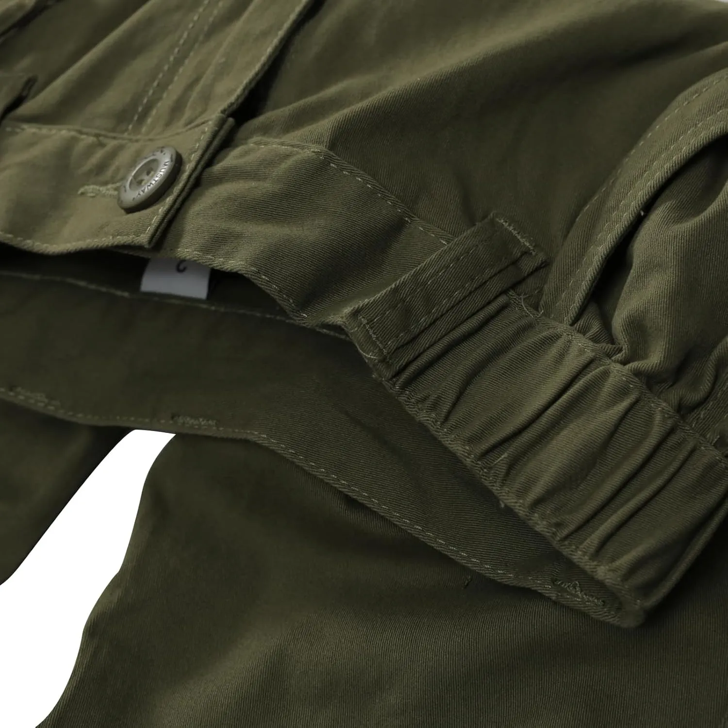 Women's Cargo Pants Quick Dry Casual Military Army Camo Combat Work Casual Pants with Pockets