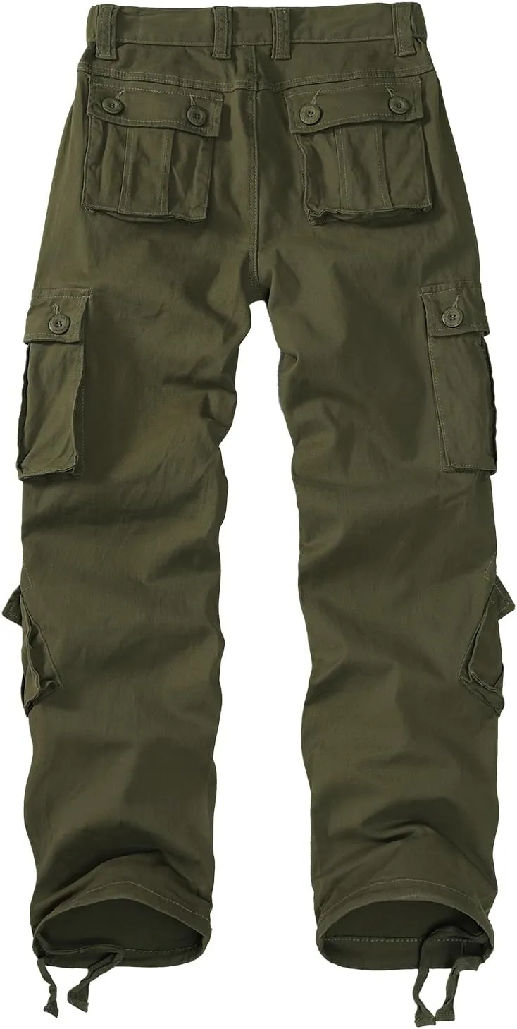 Women's Cargo Pants Quick Dry Casual Military Army Camo Combat Work Casual Pants with Pockets