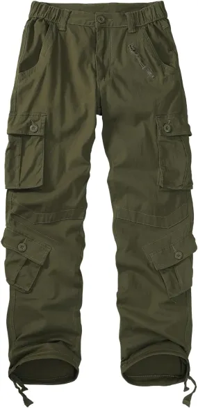 Women's Cargo Pants Quick Dry Casual Military Army Camo Combat Work Casual Pants with Pockets