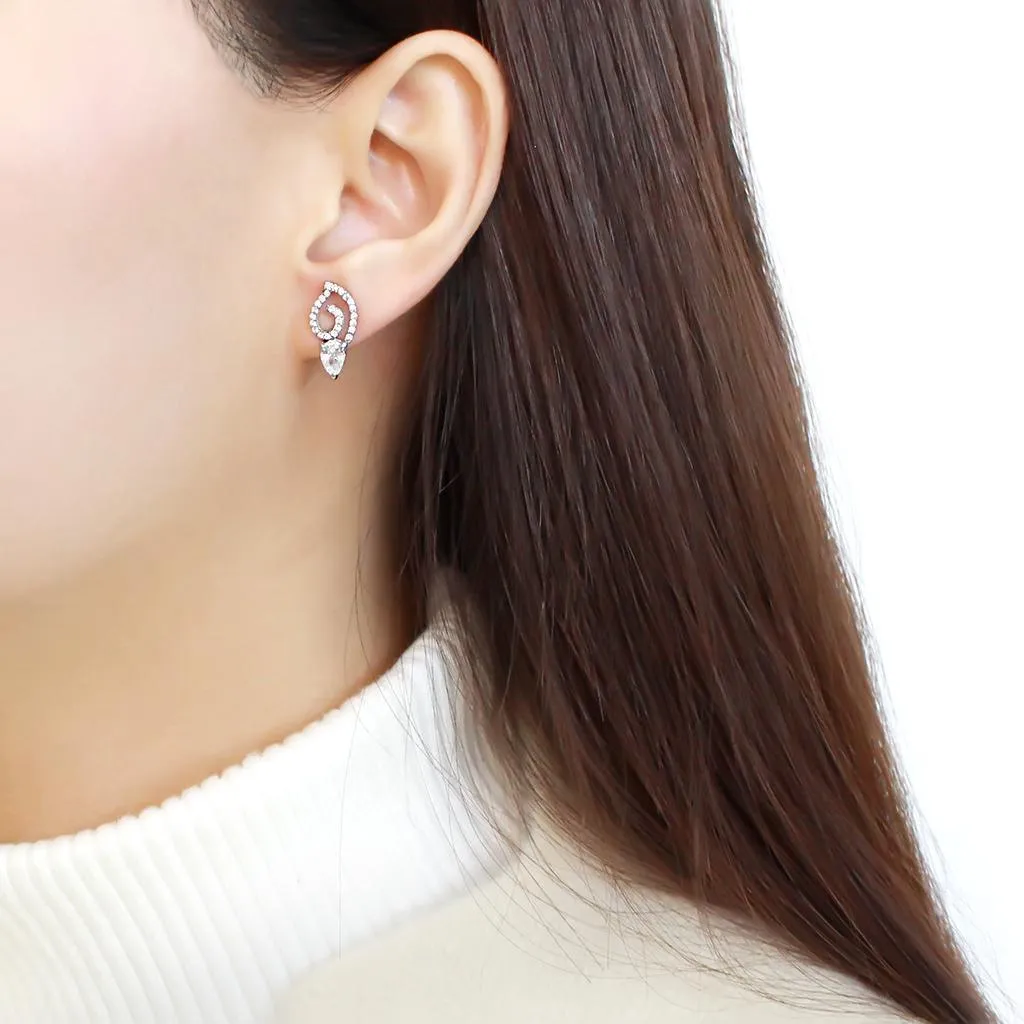 Women's Earrings - DA291 - High polished (no plating)