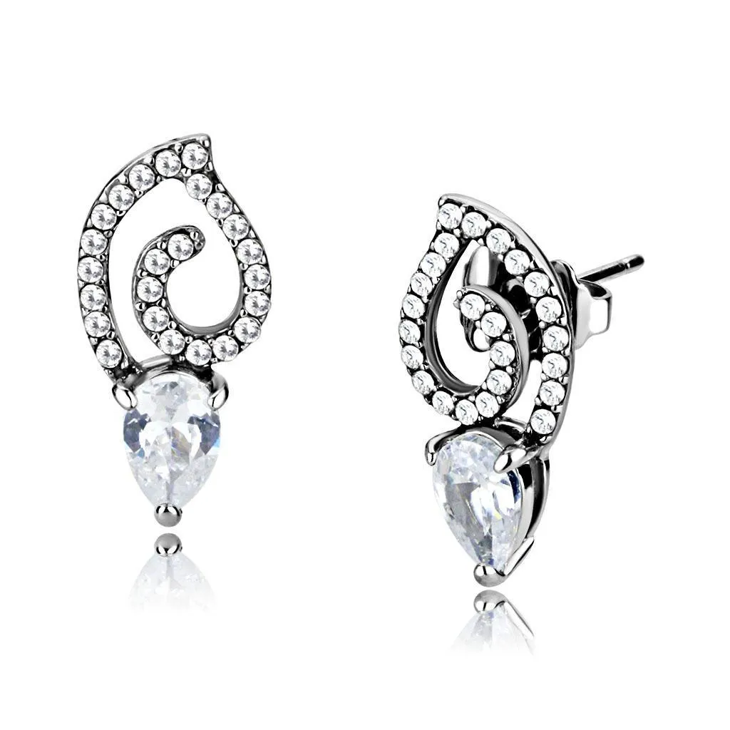 Women's Earrings - DA291 - High polished (no plating)