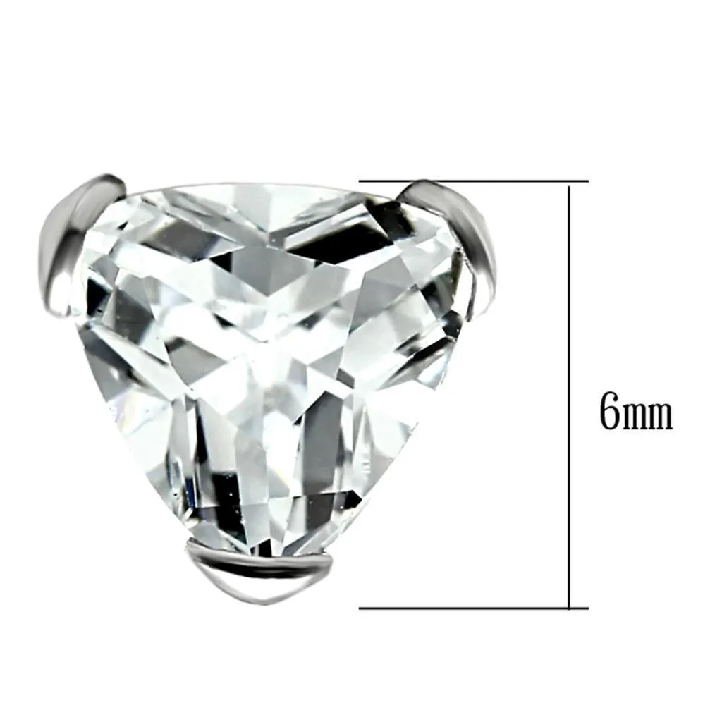 Women's Earrings - LOS048 - Rhodium 925 Sterling Silver