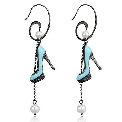 Women's Earrings - TK2721 - IP Light Black  (IP Gun)