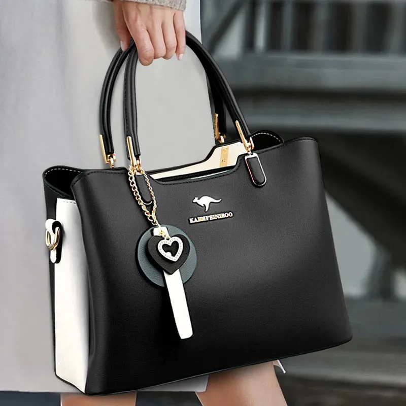 Women's High Quality Leather Luxury Designer Shoulder Handbag