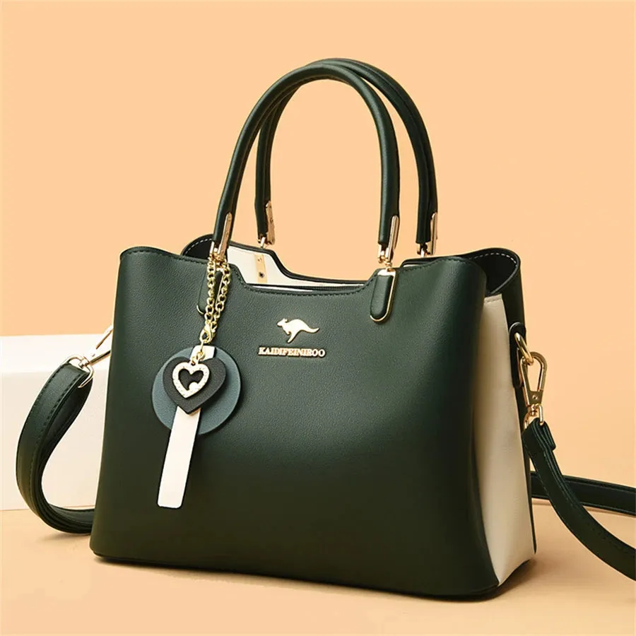 Women's High Quality Leather Luxury Designer Shoulder Handbag