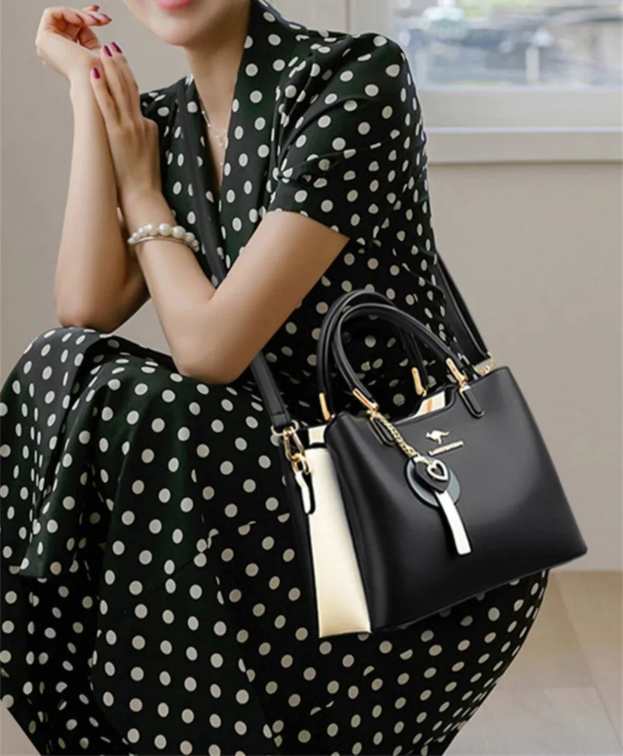 Women's High Quality Leather Luxury Designer Shoulder Handbag