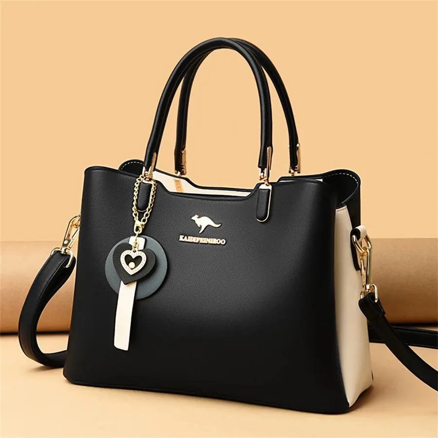 Women's High Quality Leather Luxury Designer Shoulder Handbag