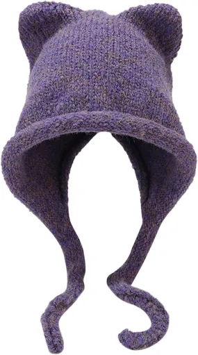 Women's Knitted Hat with Pompom Fashion Accessories for Women Western for Women Fuzzy Hats Women Men's Winter Hats & Caps