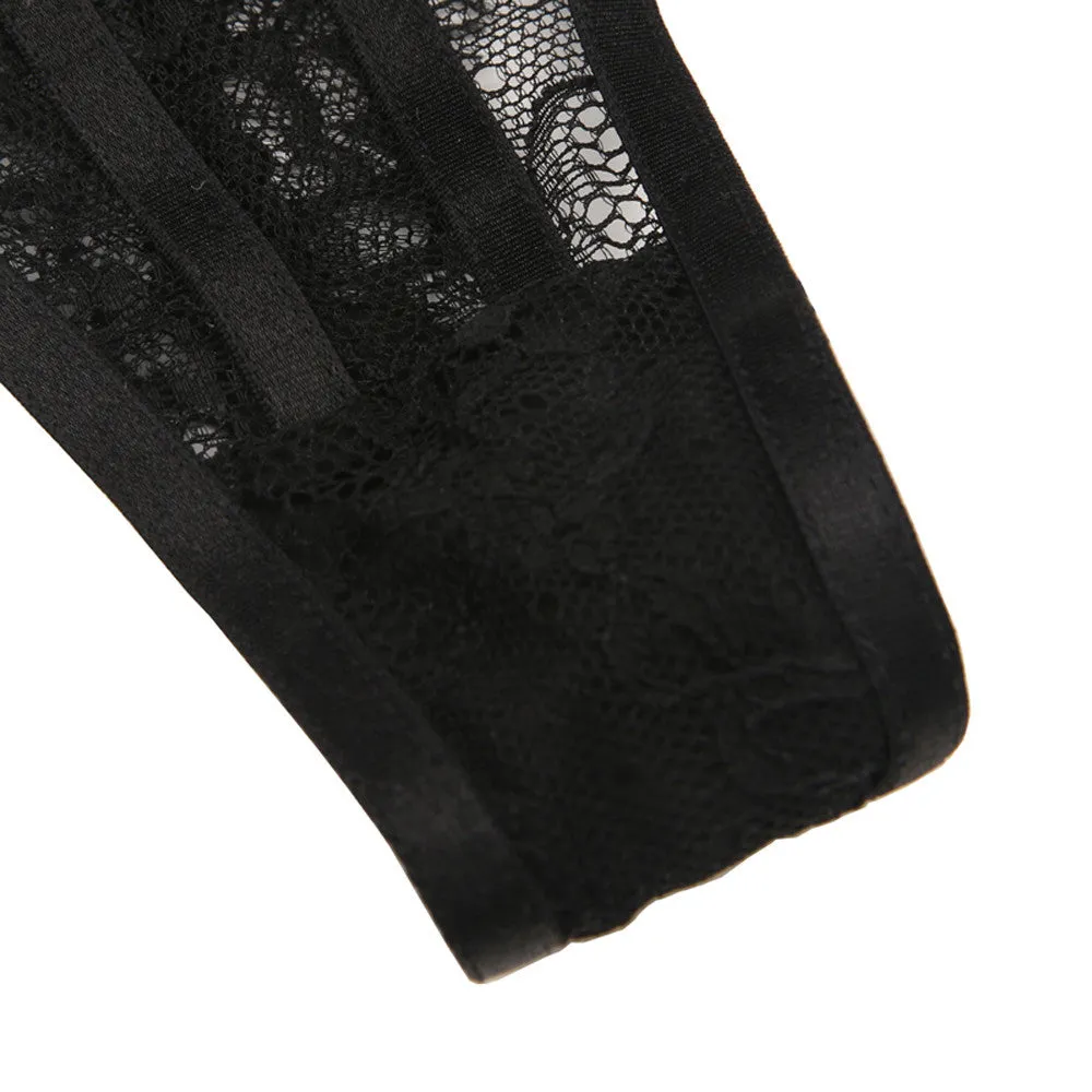 Women's Lace Underwear | Black Lace Mesh Panties