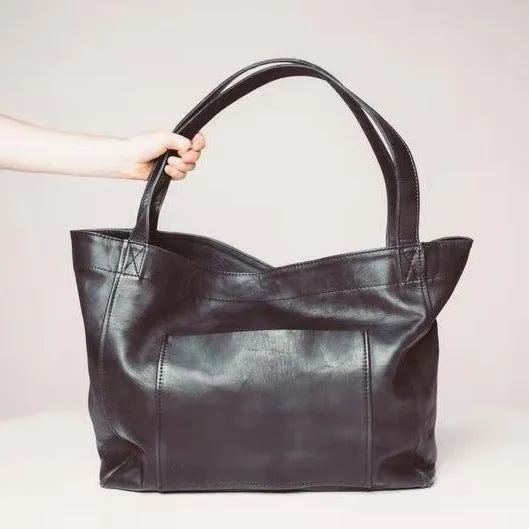 Women's Large Capacity Oil Wax Tote Bag