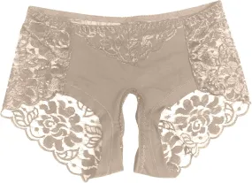 Womens Sexy Cheeky Underwear Seamless Panties Mesh Lace Bikini Briefs See Through Sheer Slutty Naughty Sex Lingerie
