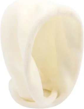 Women's Solid Color Winter Scarf Hat Combo Plush Knit Headscarf with Faux Caps