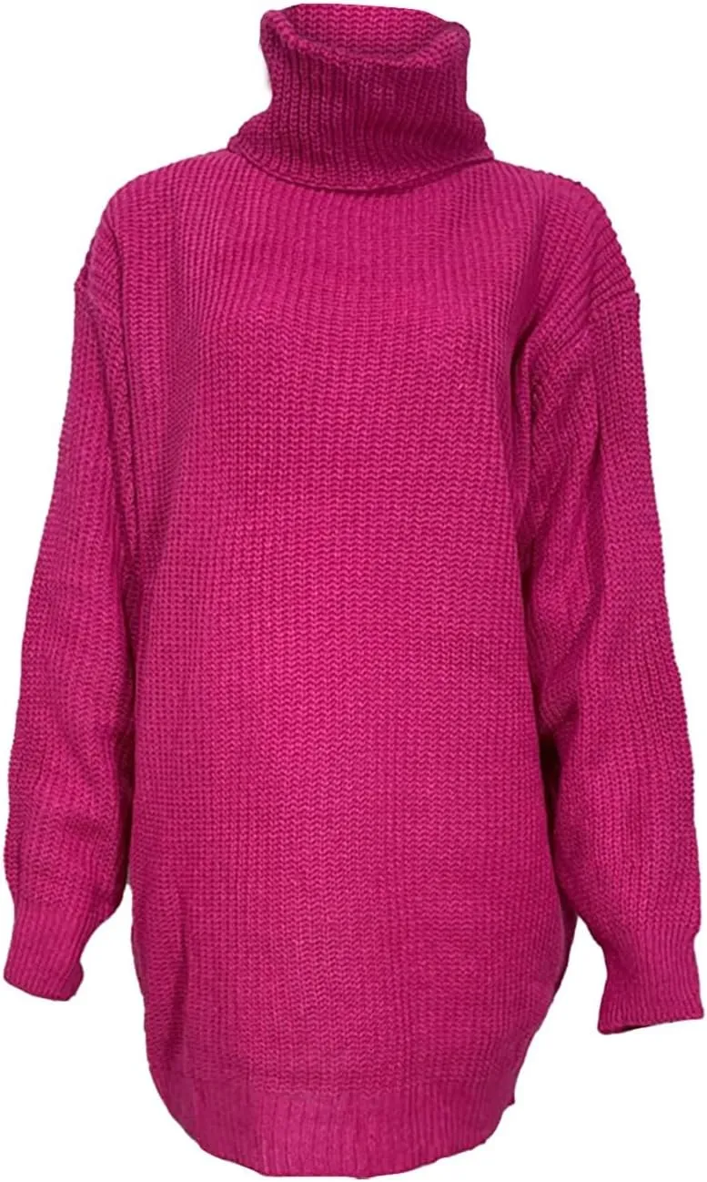 Womens Turtleneck Oversized Sweaters Fall Fashion Cable Knitted Pullover Tops Casual Comfy Loose Long Sleeve Sweaters